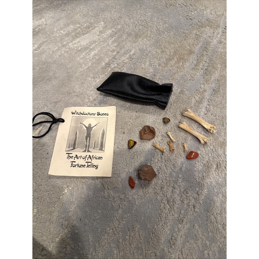 Witchdoctors' Bones The Art of African Fortune Telling Kit Booklet South Africa
